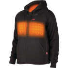 Milwaukee M12 2XL Black Cordless Heated Hoodie Kit, 2XL Image 4