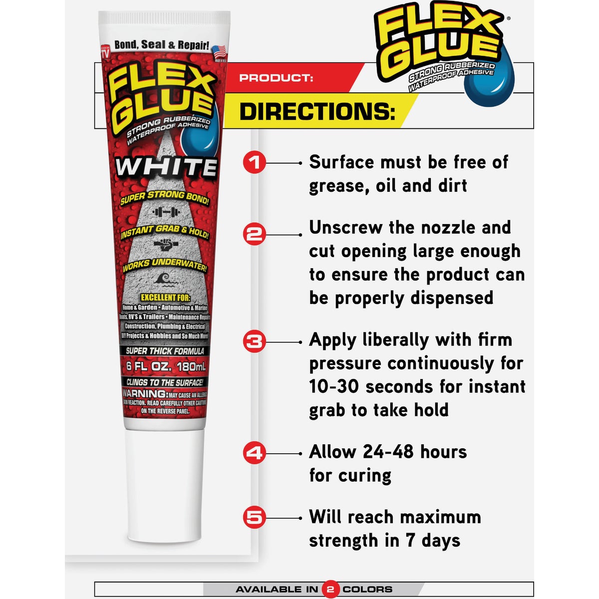 Flex Glue 4 Oz. Clear Multi-Purpose Adhesive Image 7