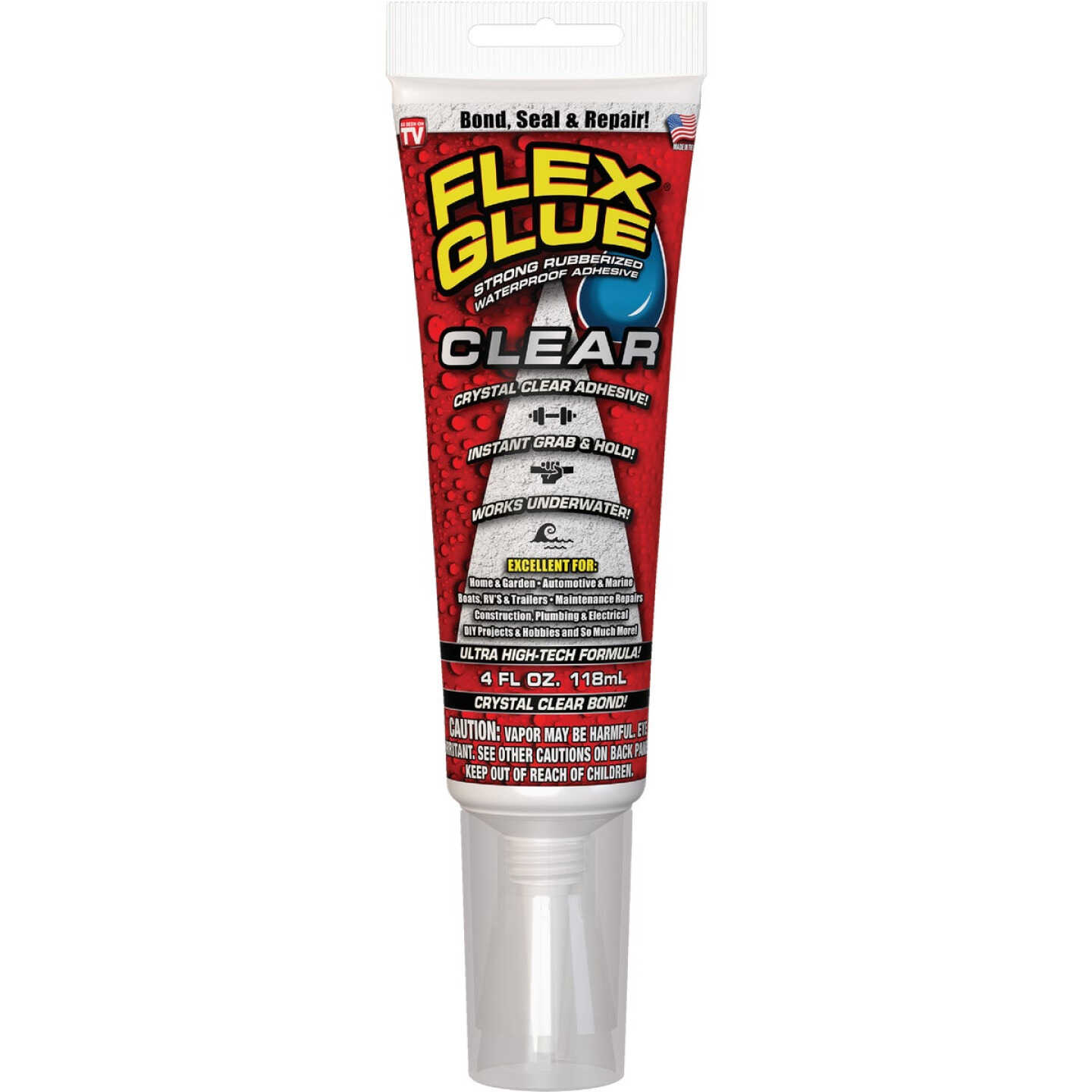 Flex Glue 4 Oz. Clear Multi-Purpose Adhesive Image 1