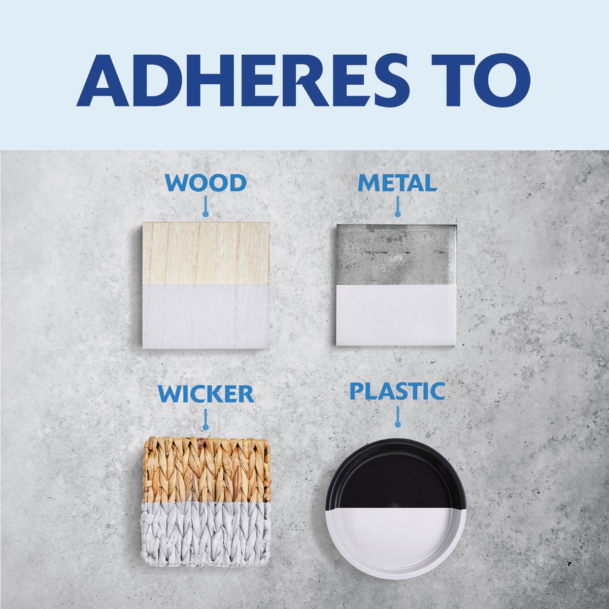 Rust-Oleum Painter's Touch 2X Ultra Cover Premium Latex Paint, Flat White, 1 Qt. Image 5