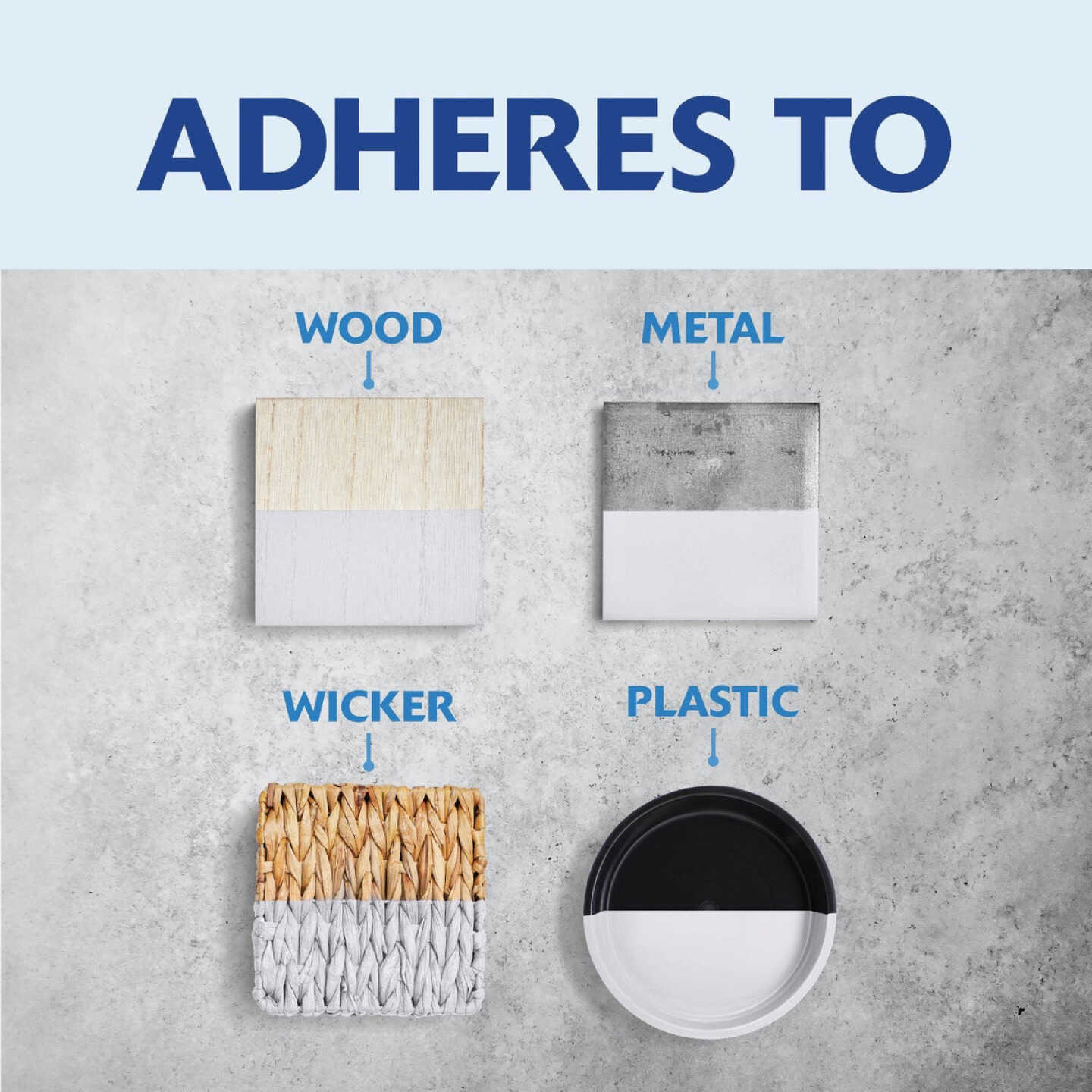 Rust-Oleum Painter's Touch 2X Ultra Cover Premium Latex Paint, Flat White, 1/2 Pt. Image 5