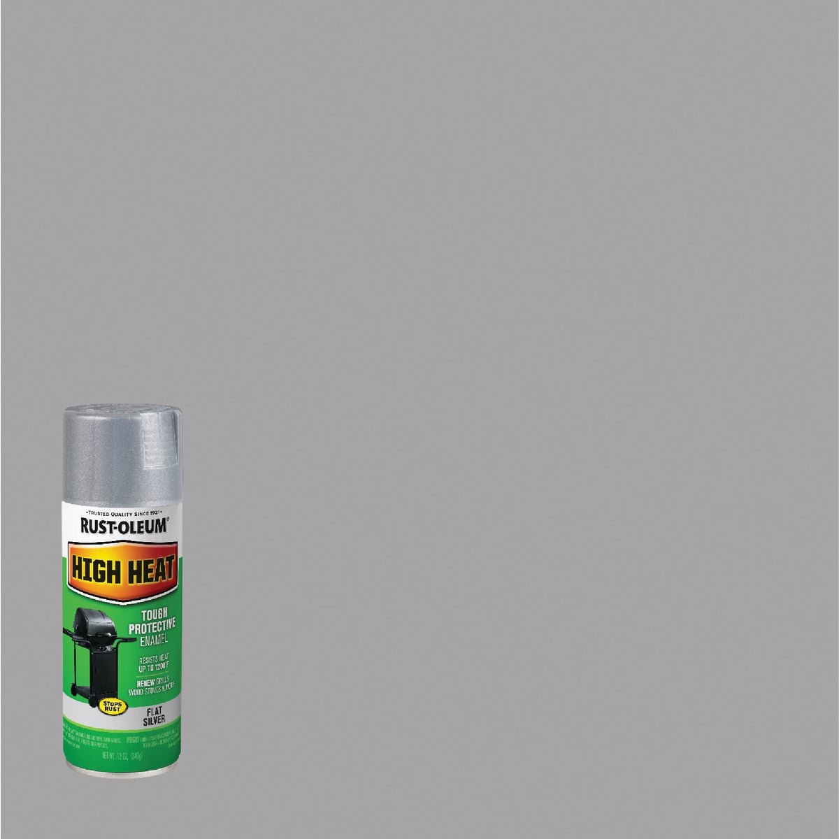 Rust-Oleum Silver Flat 12 Oz. High Heat Spray Paint