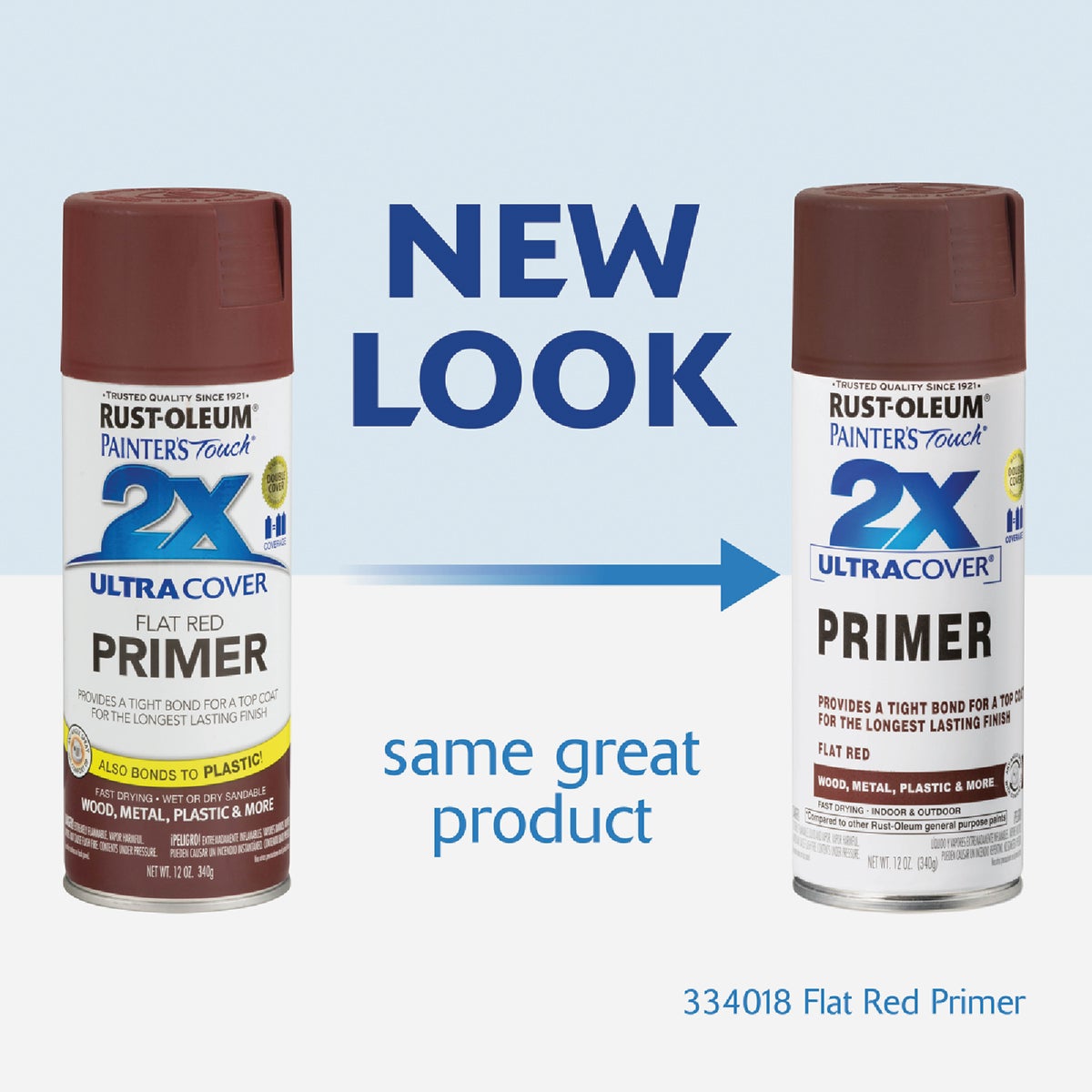 Rust-Oleum Painter's Touch 2X Ultra Cover Flat Red Spray Paint Primer Image 2