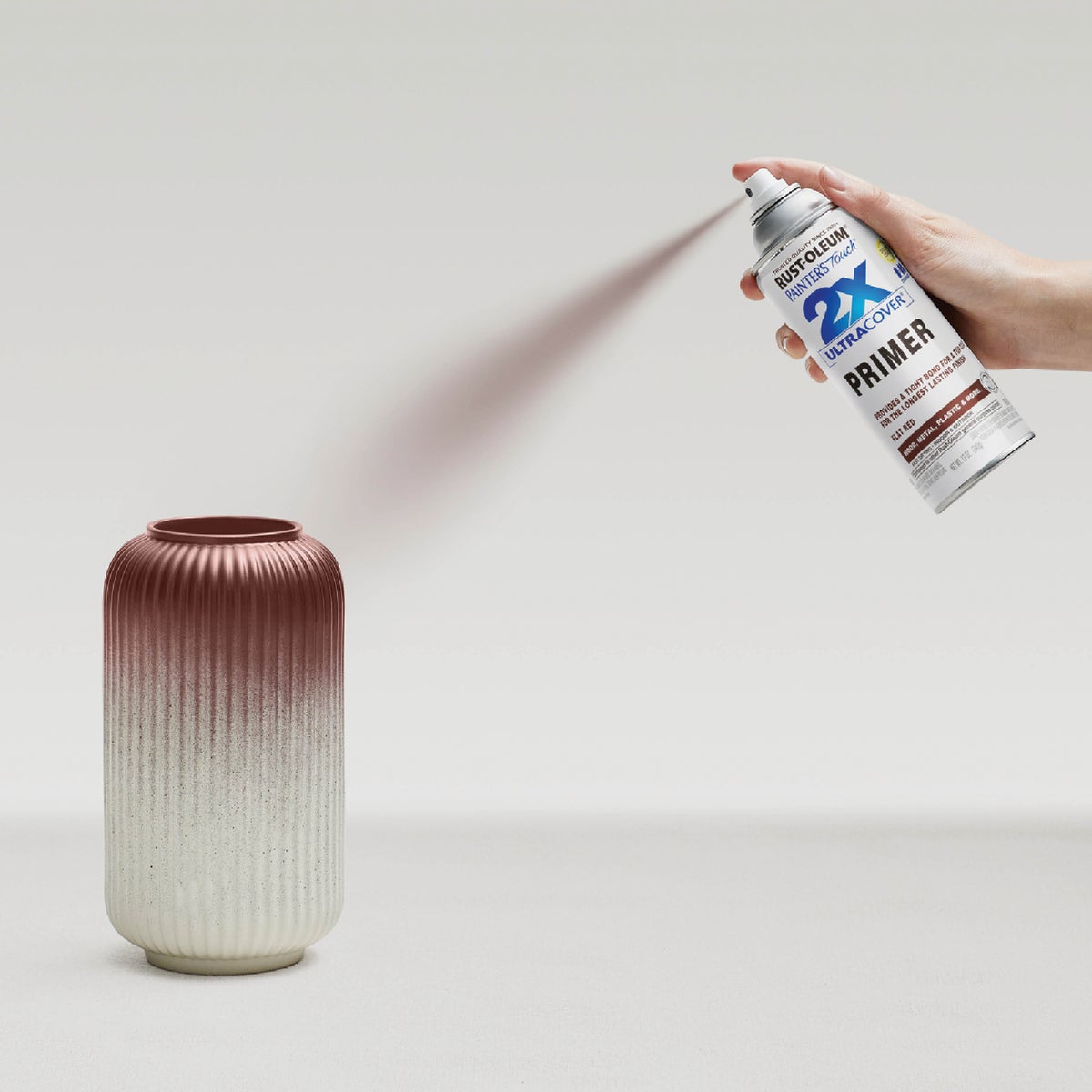 Rust-Oleum Painter's Touch 2X Ultra Cover Flat Red Spray Paint Primer Image 7