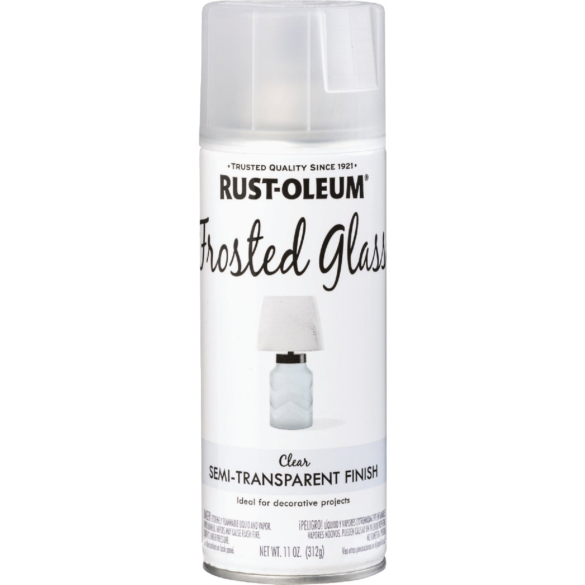 Rust-Oleum Frosted Glass 11 Oz. Clear Spray Finish Image 7