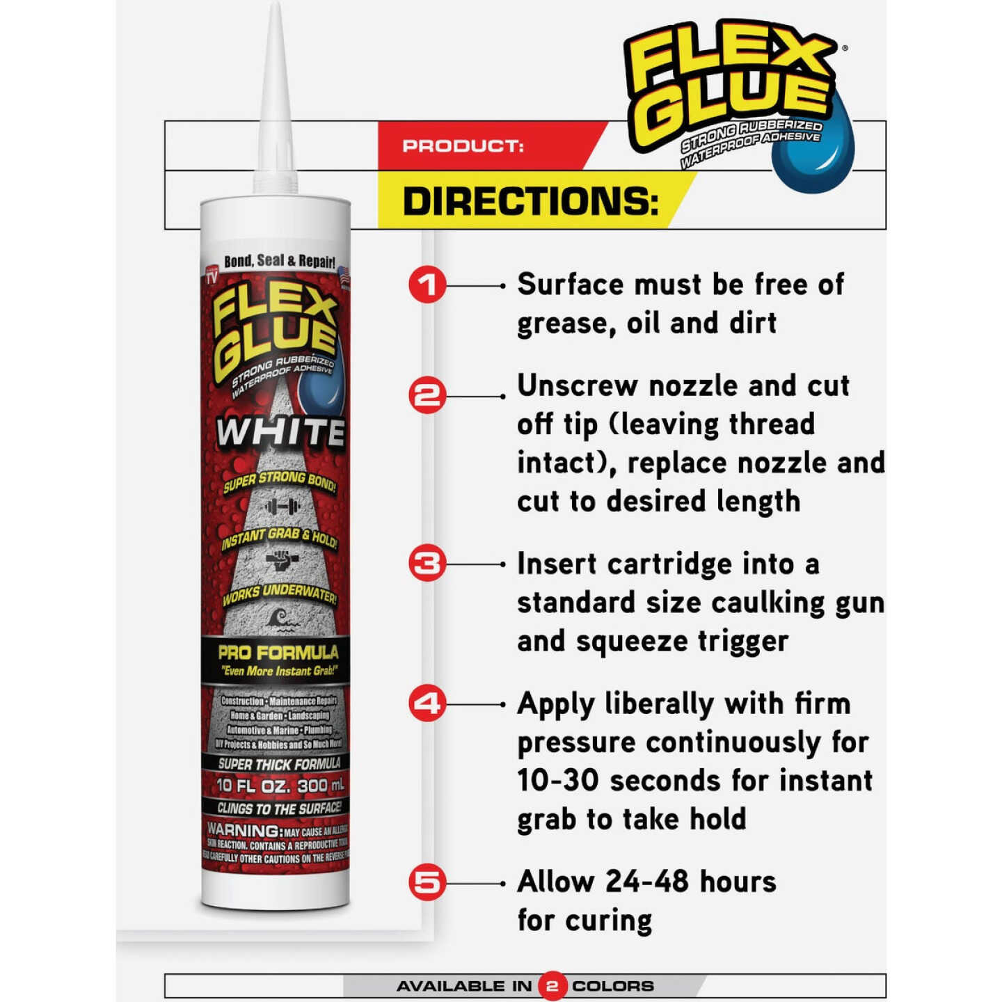 Flex Glue 9 Oz. Clear Multi-Purpose Adhesive Image 7