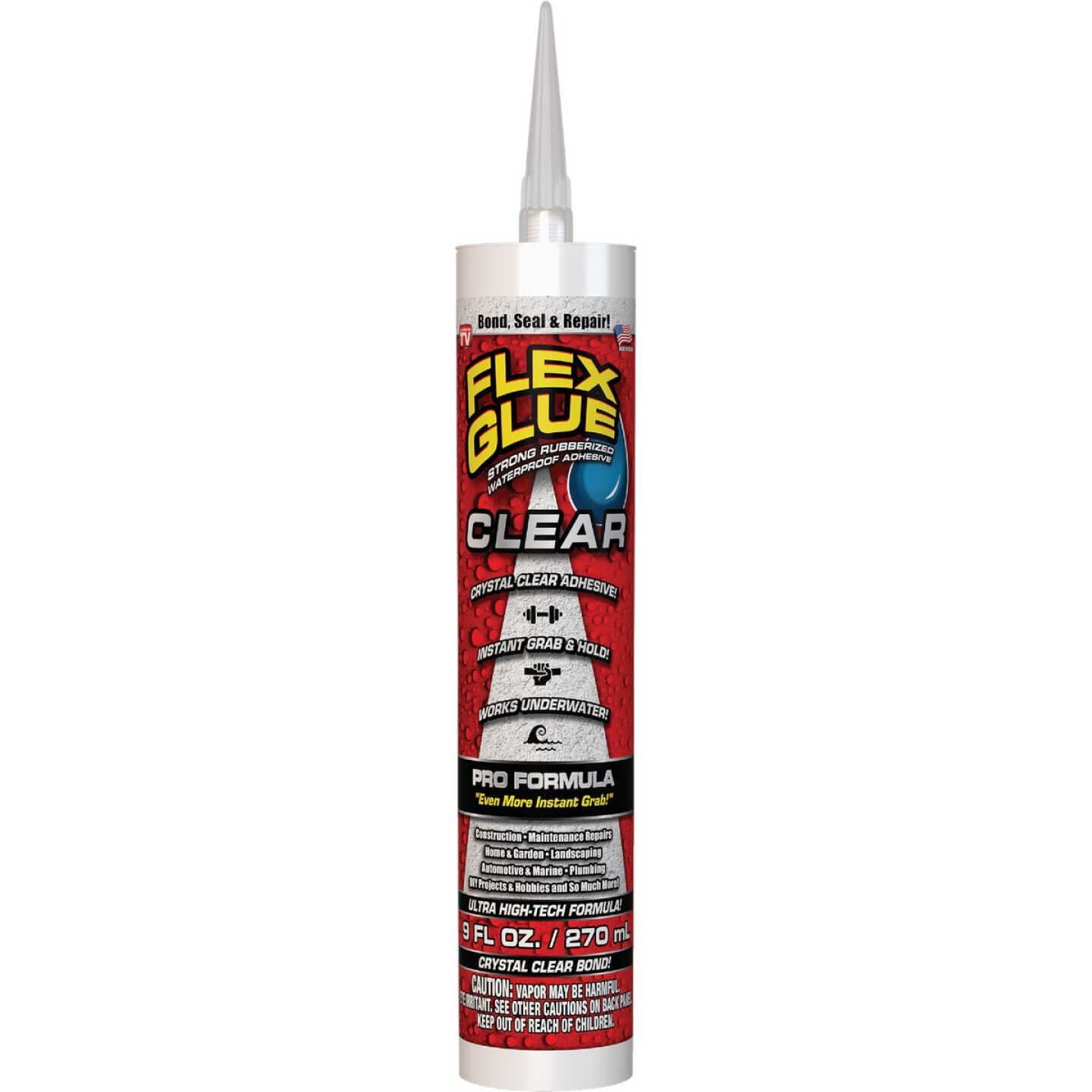 Flex Glue 9 Oz. Clear Multi-Purpose Adhesive Image 1