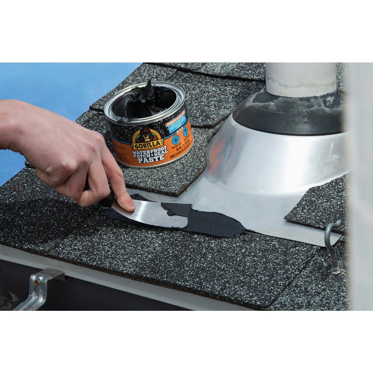 Gorilla 1 Lb. Black Waterproof Patch & Seal Paste Image 4