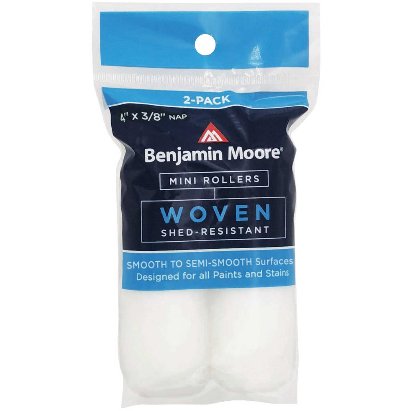 Benjamin Moore 4 In. x 3/8 In. Woven Mini Cover (2-Pack) Image 1