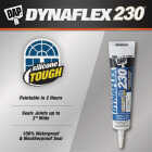 Dap Dynaflex 230 5.5 Oz. 100% Waterproof Window, Door, Siding & Trim Elastomeric Sealant, White Image 2