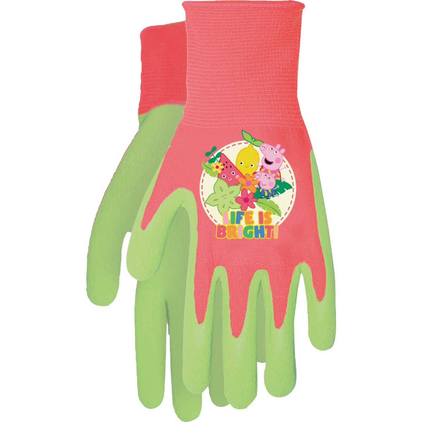 Midwest Gloves & Gear Peppa Pig Toddler Latex Gripper Gloves Image 1