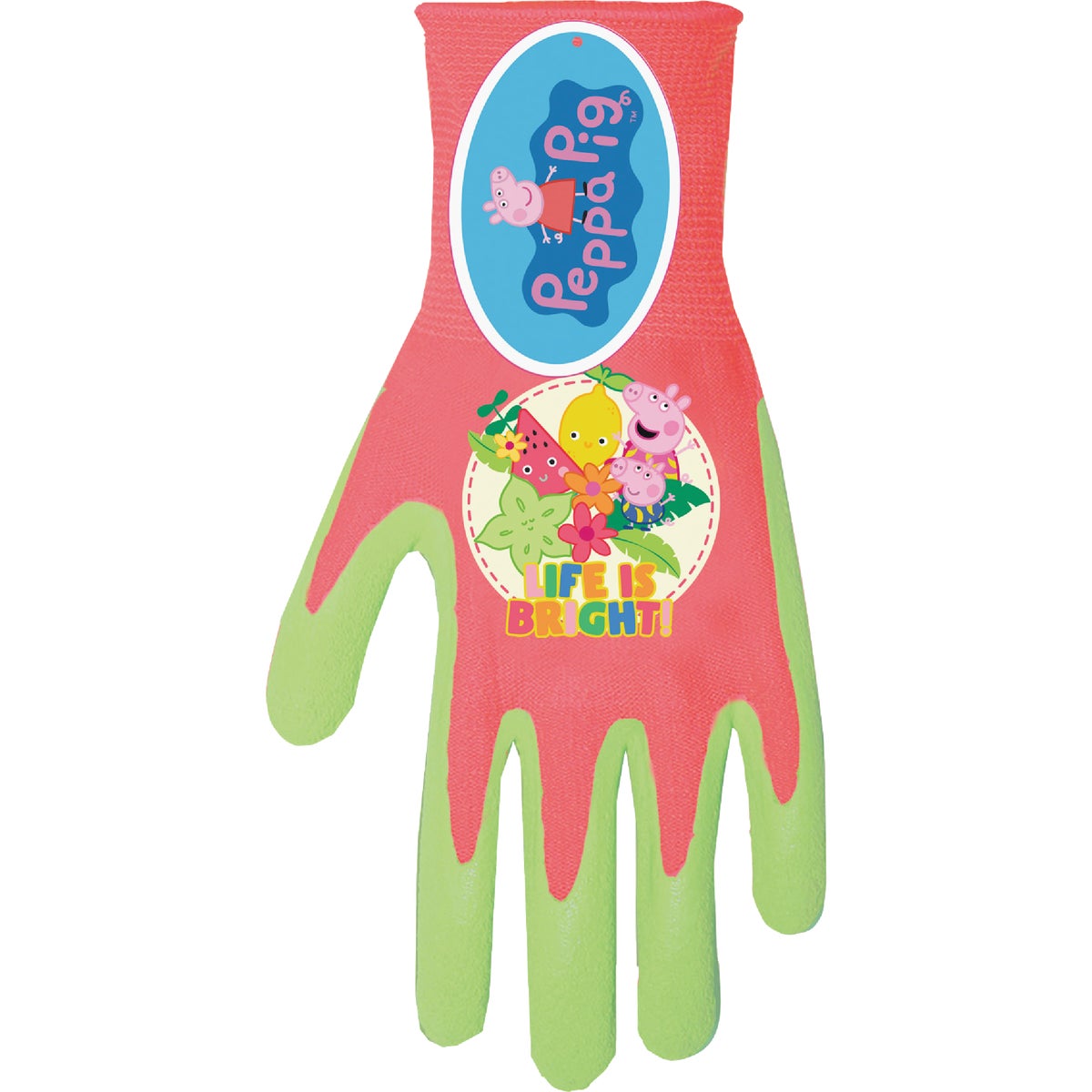 Midwest Gloves & Gear Peppa Pig Toddler Latex Gripper Gloves Image 2