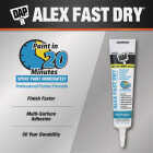 Dap Alex Fast Dry 5.5 Oz. White Siliconized Acrylic Latex Caulk Image 2