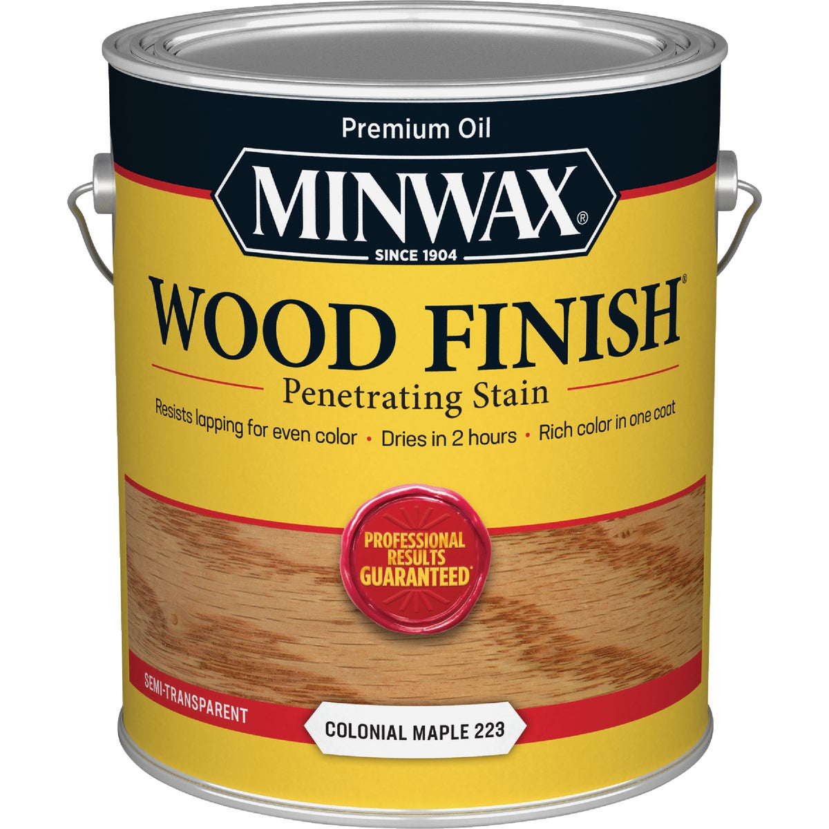 Minwax Wood Finish Penetrating Stain, Colonial Maple, 1 Gal. Image 7