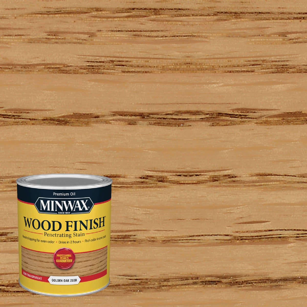 Minwax Wood Finish Penetrating Stain, Golden Oak, 1 Qt. Image 1