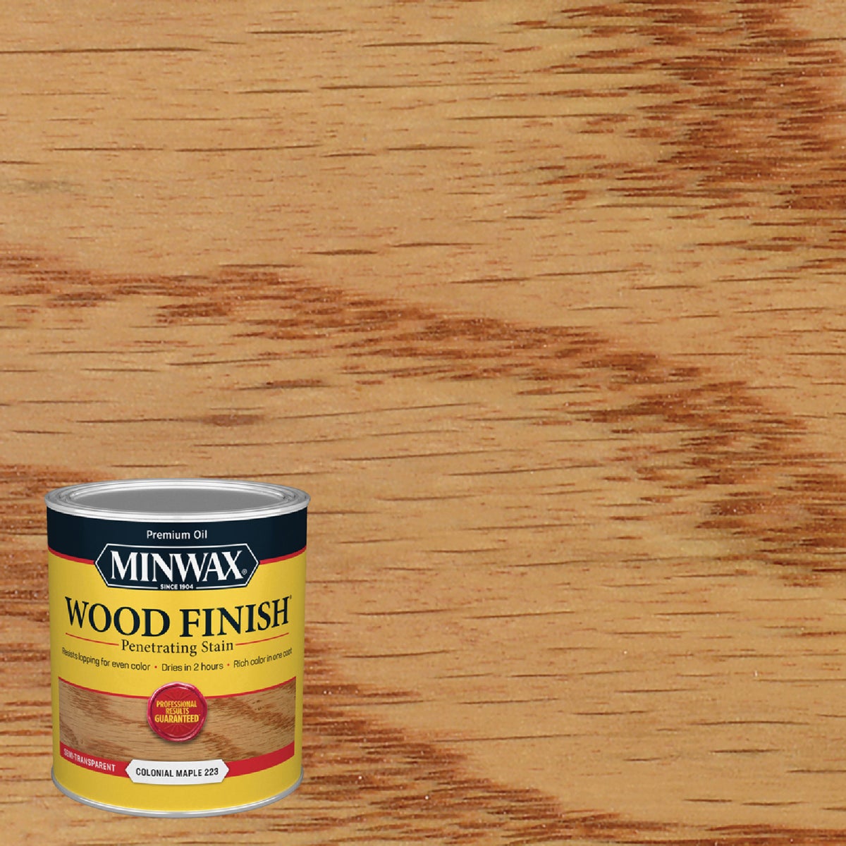 Minwax Wood Finish Penetrating Stain, Colonial Maple, 1 Qt. Image 1