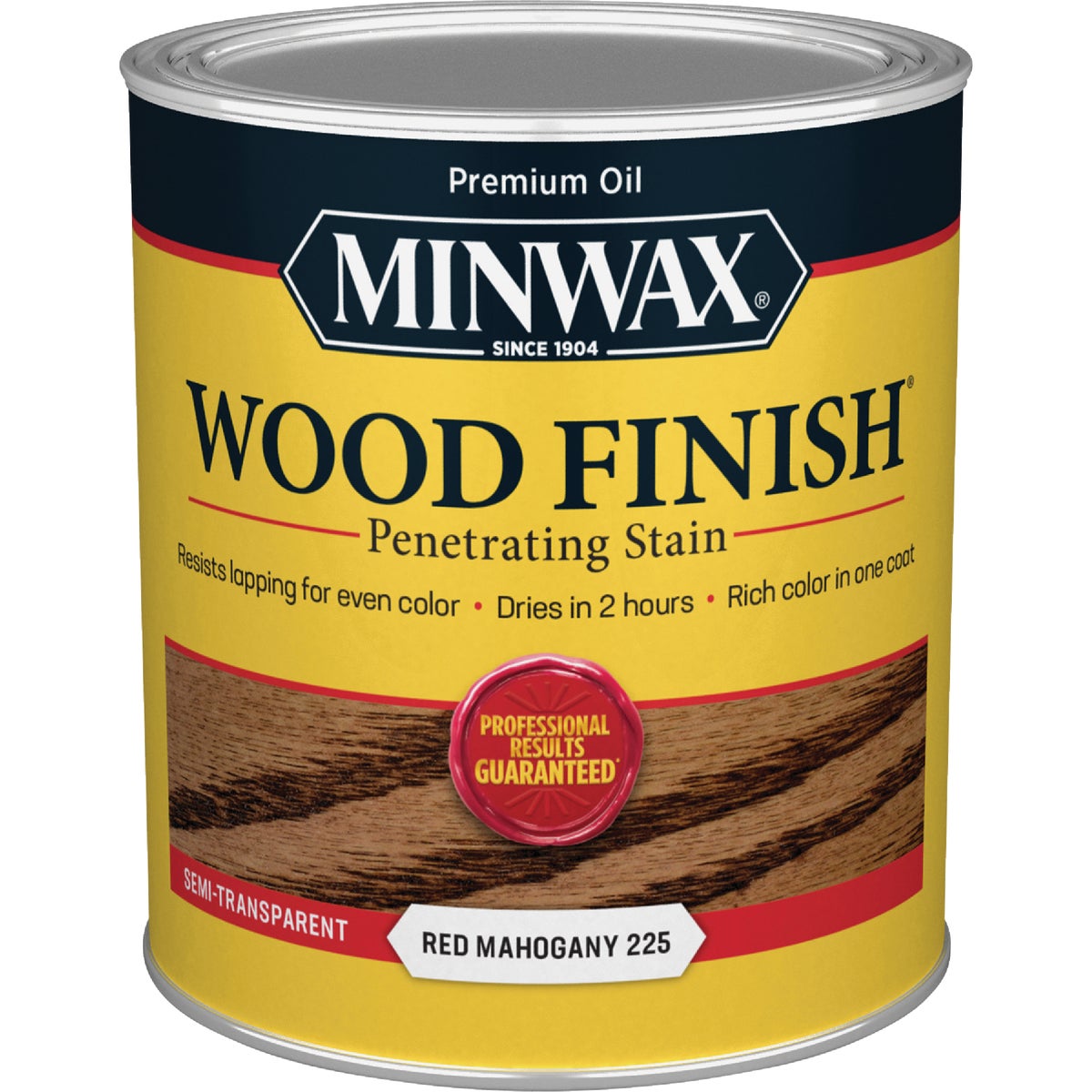 Minwax Wood Finish Penetrating Stain, Red Mahogany, 1 Qt. Image 6