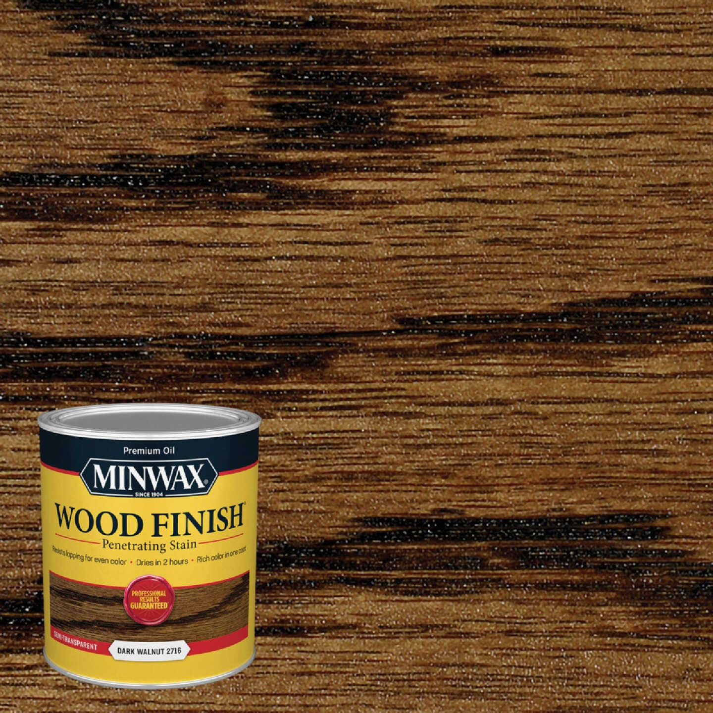 Minwax Wood Finish Penetrating Stain, Dark Walnut, 1 Qt. Image 1
