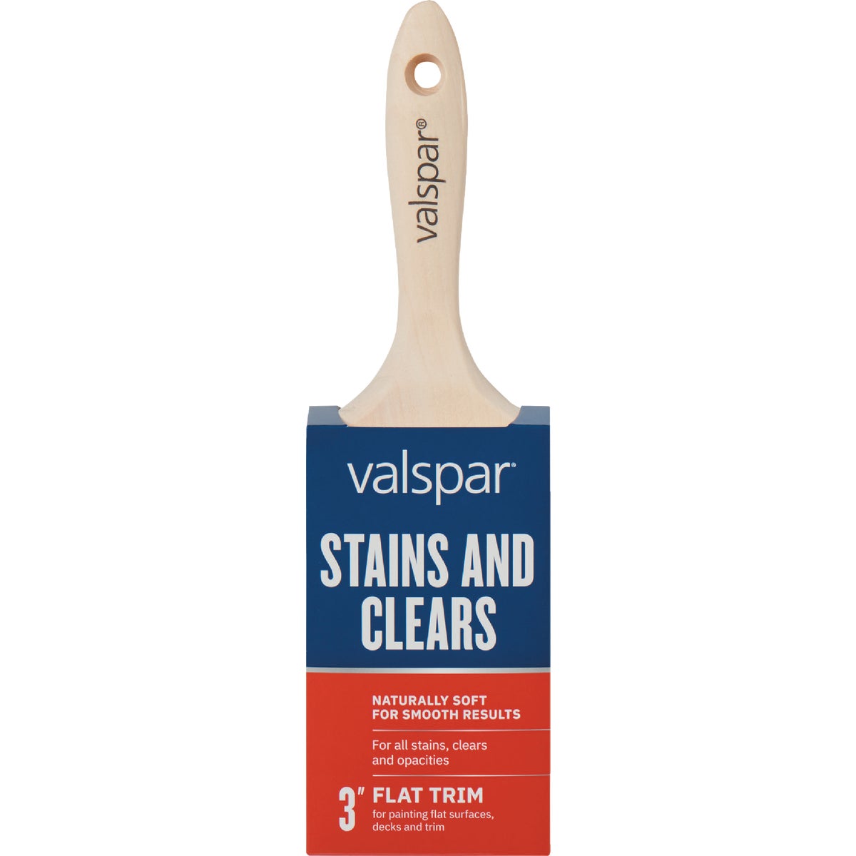 Valspar 3 In. All Stains Flat Trim Brush Image 1