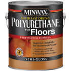 Minwax Semi-Gloss Super Fast-Drying Polyurethane For Floors, 1 Gal. Image 1
