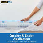Scotch Blue 48 In. x 30 Yd. Pre-taped Painter's Tape and Plastic Image 2