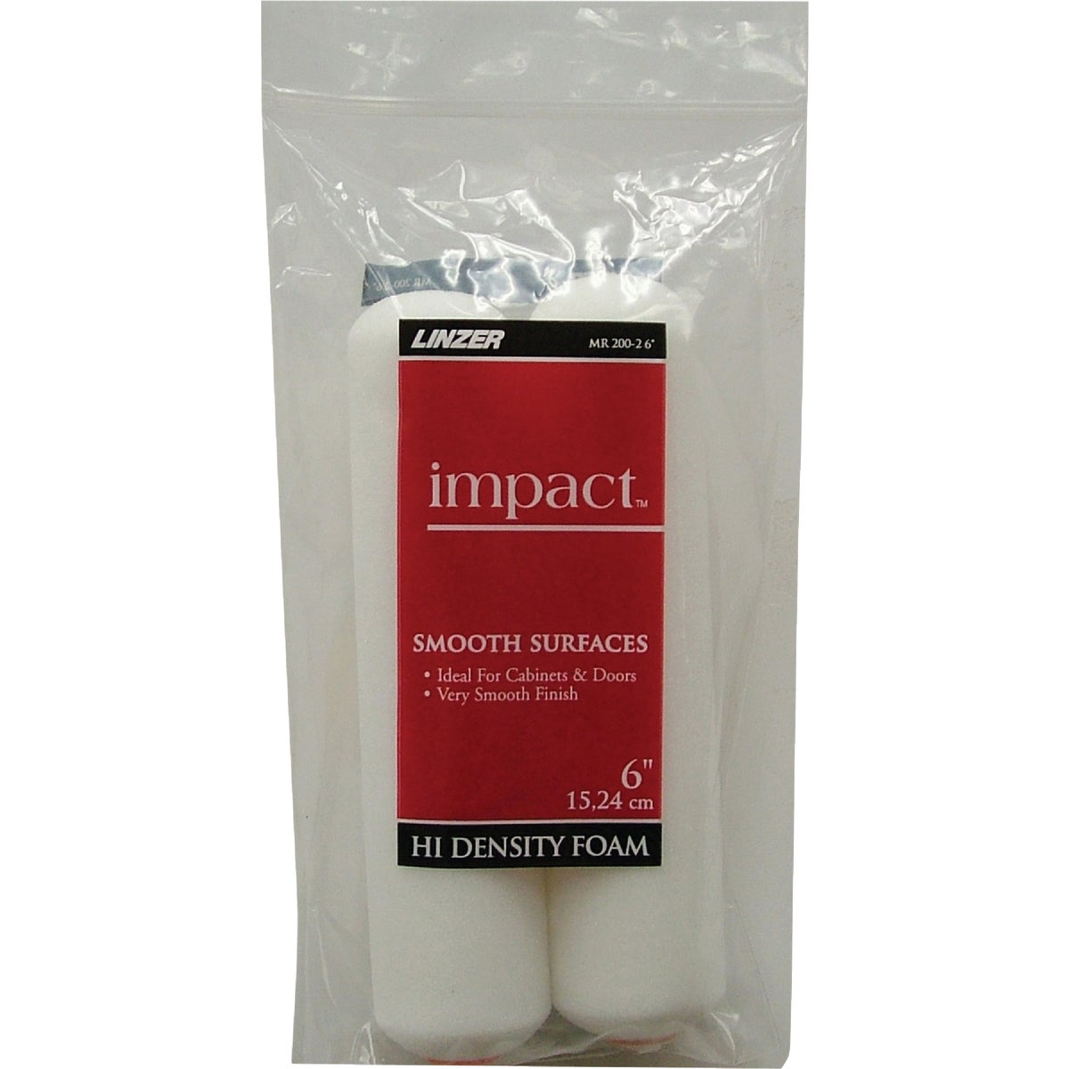 Linzer Impact Mini 6 In. x 3/8 In. Foam Roller Cover (2-Pack) Image 1