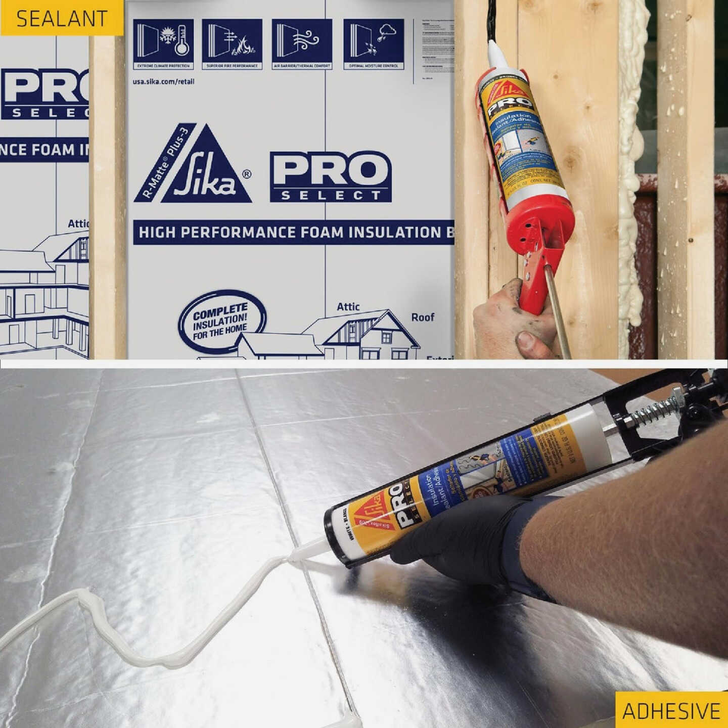 Sikaflex 9 Oz. White Insulation Sealant & Adhesive Image 5