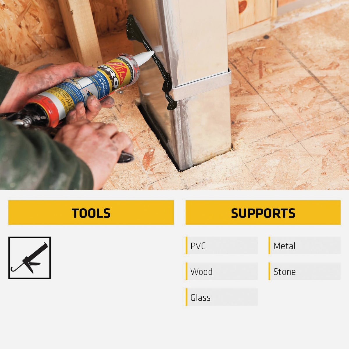 Sikaflex 9 Oz. White Insulation Sealant & Adhesive Image 4