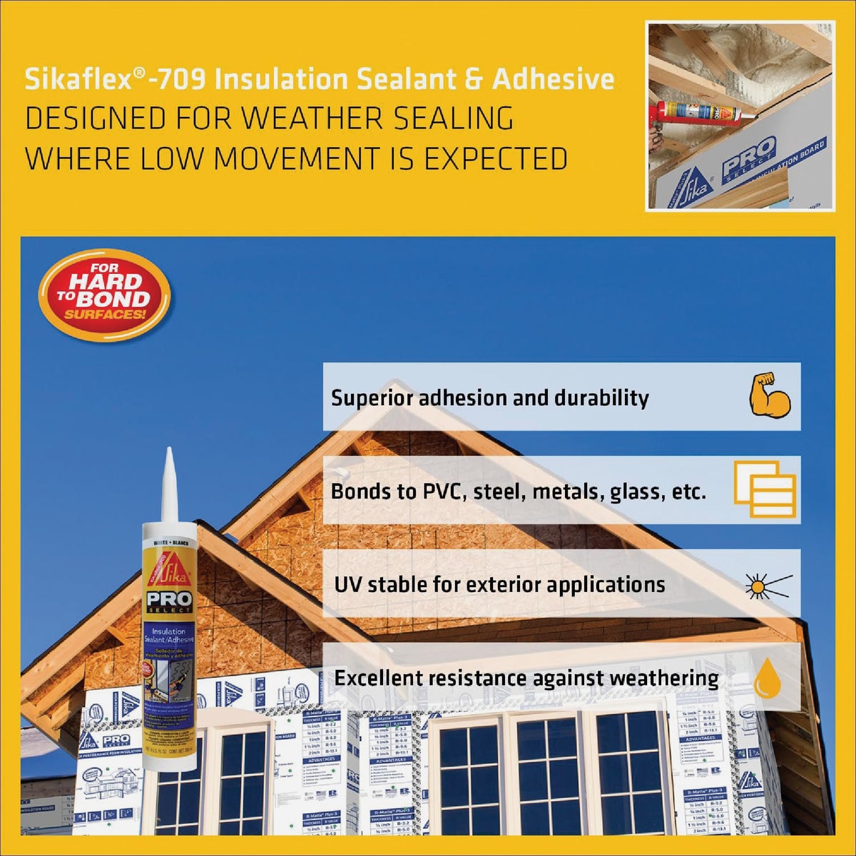 Sikaflex 9 Oz. White Insulation Sealant & Adhesive Image 3