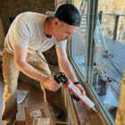 Sashco Big Stretch 10.5 Oz. Acrylic Elastomeric Caulk, Slate Gray Image 6