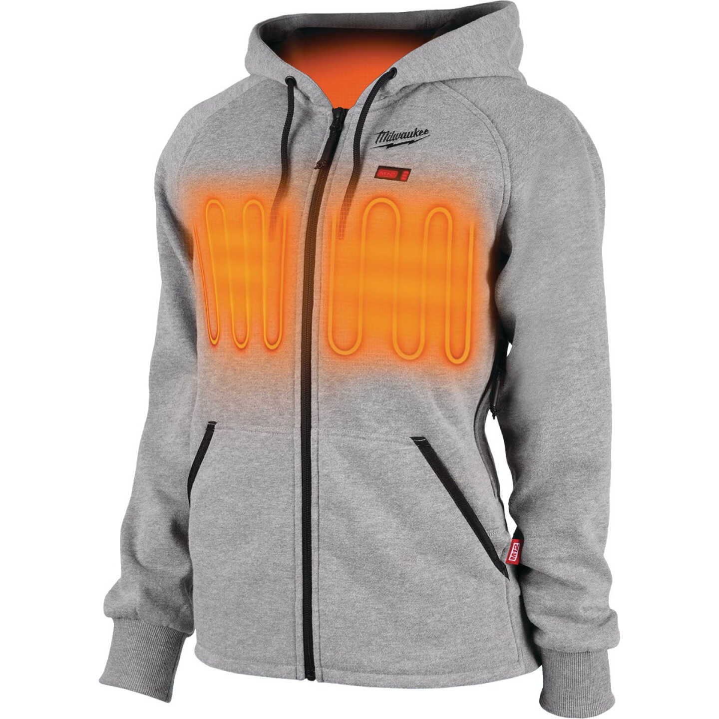 Milwaukee M12 Women's Gray Cordless Heated Hoodie Kit, L Image 5