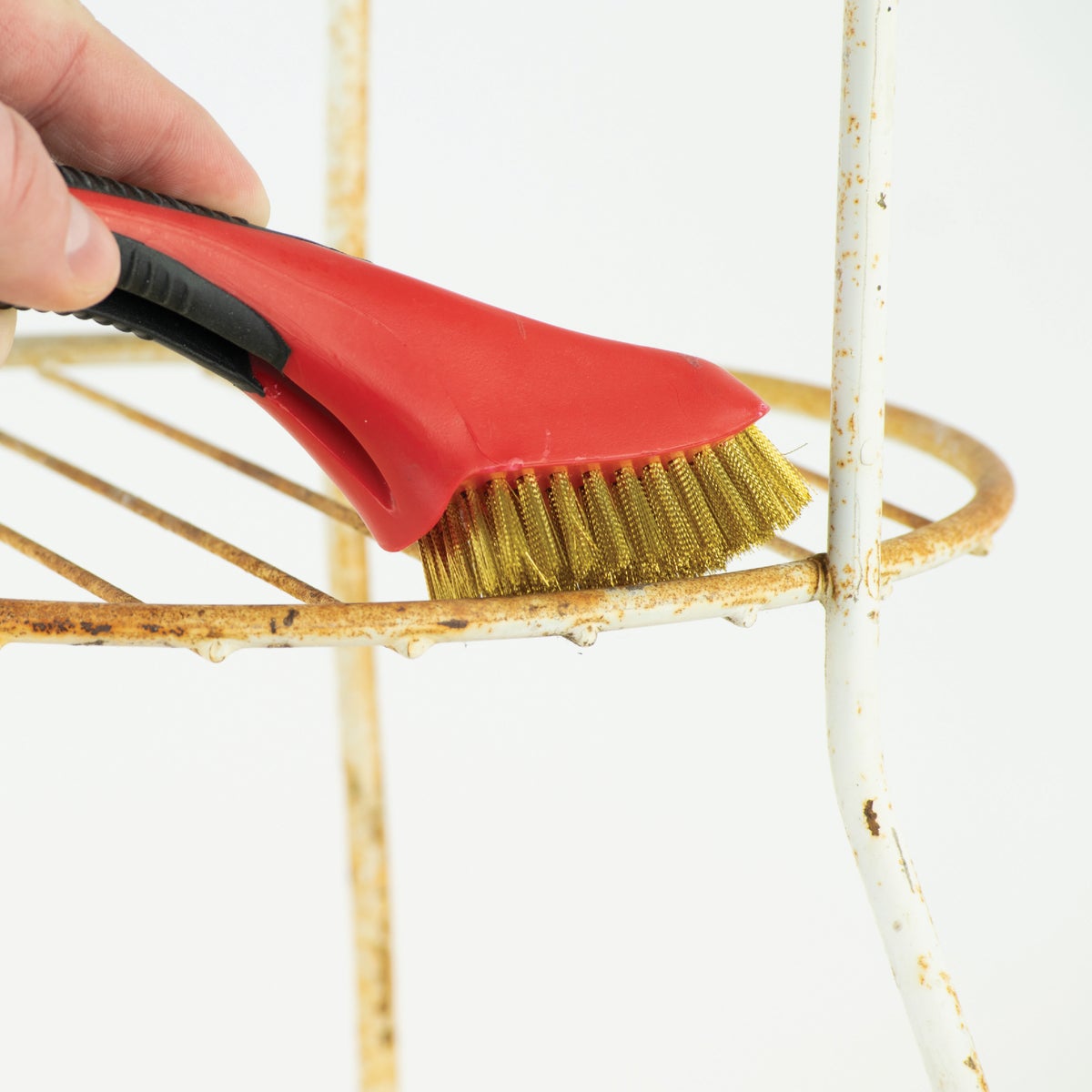 Warner Soft Grip Wide Brass Stripper Brush Image 5