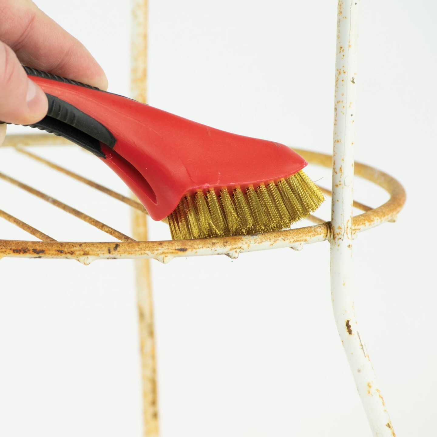 Warner Soft Grip Wide Brass Stripper Brush Image 5