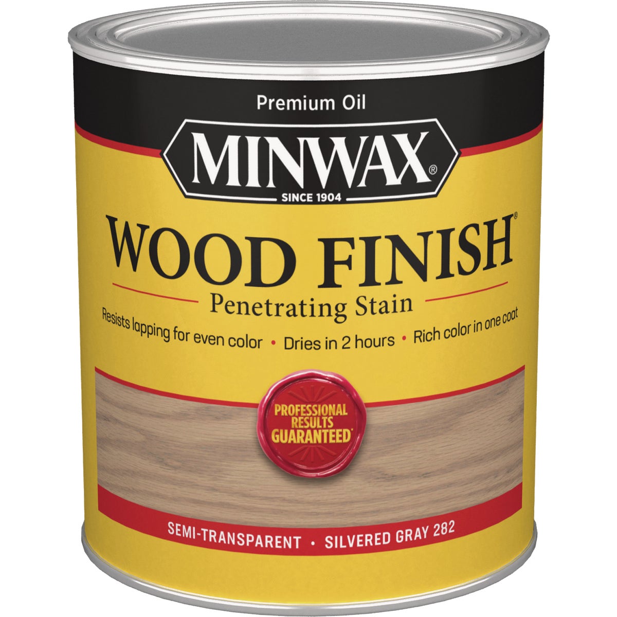 Minwax Wood Finish Penetrating Stain, Silvered Gray, 1 Qt. Image 1