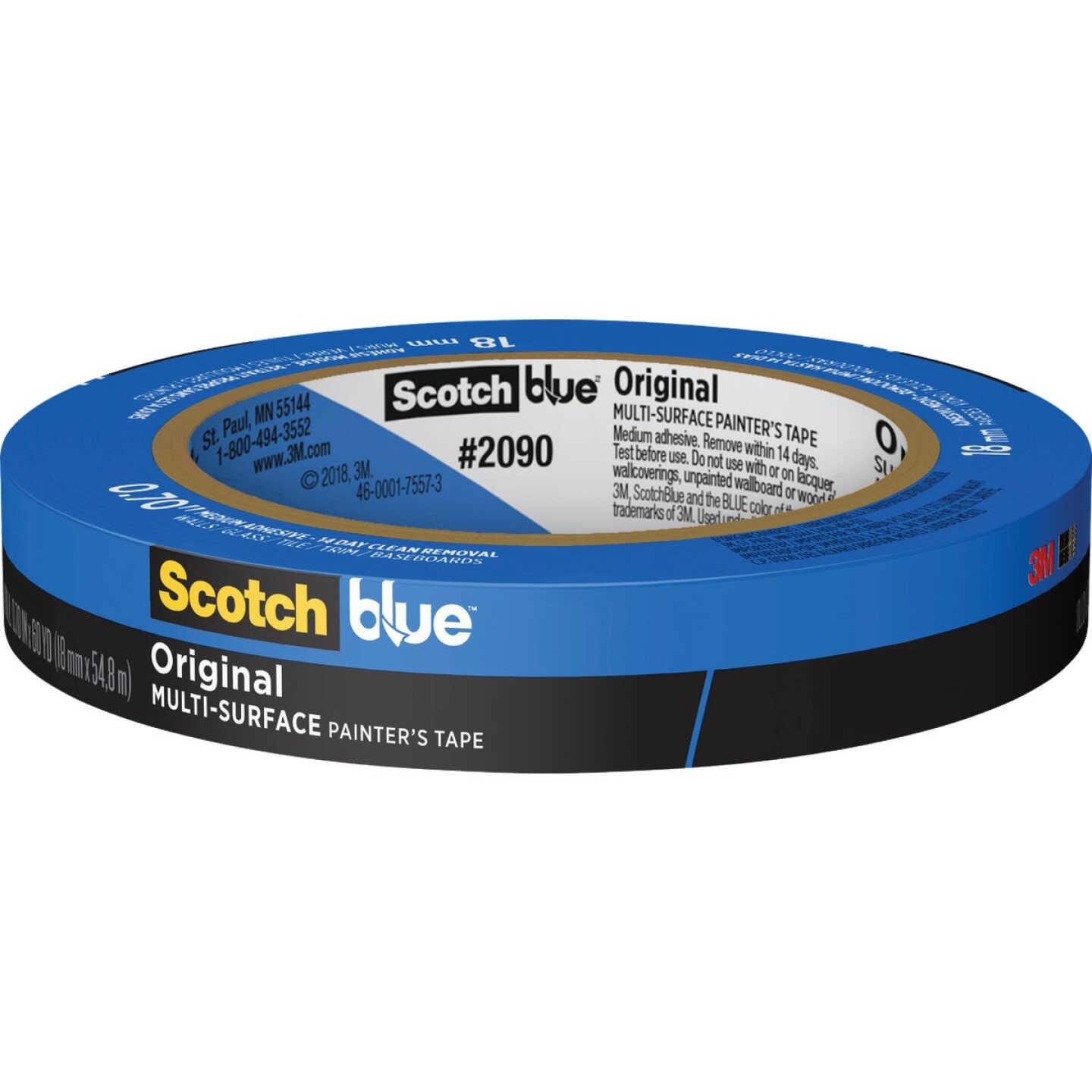ScotchBlue 0.70 In. x 60 Yd. Original Painter's Tape Image 1