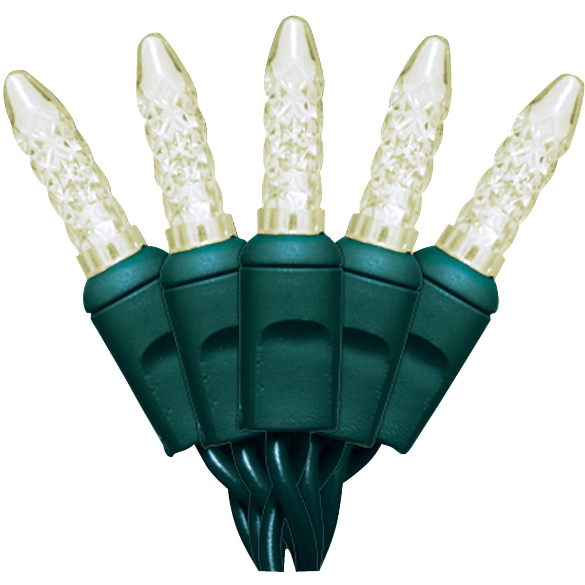 Home Impressions Warm White 200-Bulb Faceted M5 Mini LED Light Set Image 1