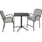 Lisbon 3-Piece Bistro Set With Seat Cushions Image 7