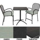 Lisbon 3-Piece Bistro Set With Seat Cushions Image 8