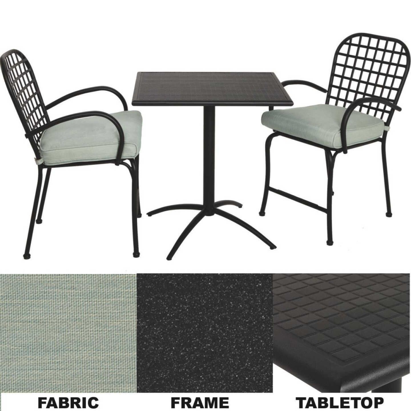 Lisbon 3-Piece Bistro Set With Seat Cushions Image 8