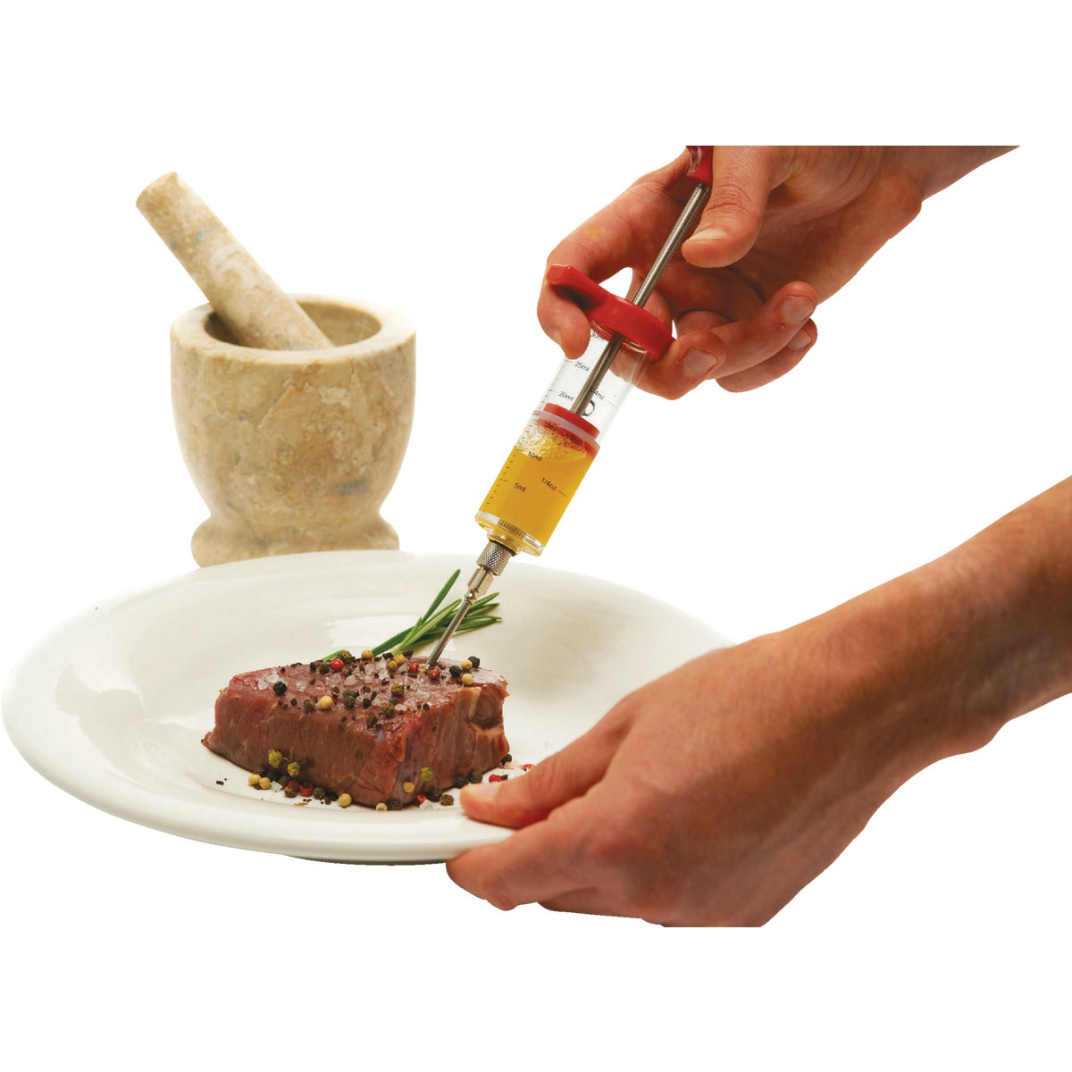 GrillPro Stainless Steel 10 In. Marinade Meat Injector Image 2