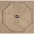 Outdoor Expressions 9 Ft. 3-Tier Tilt/Crank Tan Patio Umbrella Image 7