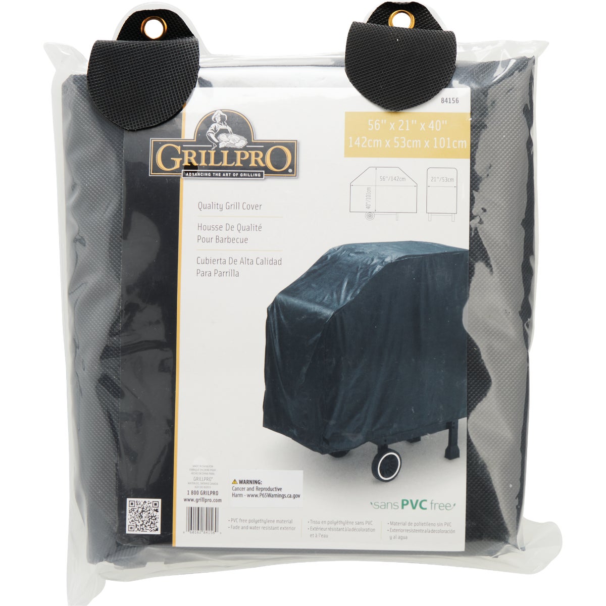 GrillPro Black 56 In. Economy Grill Cover Image 2