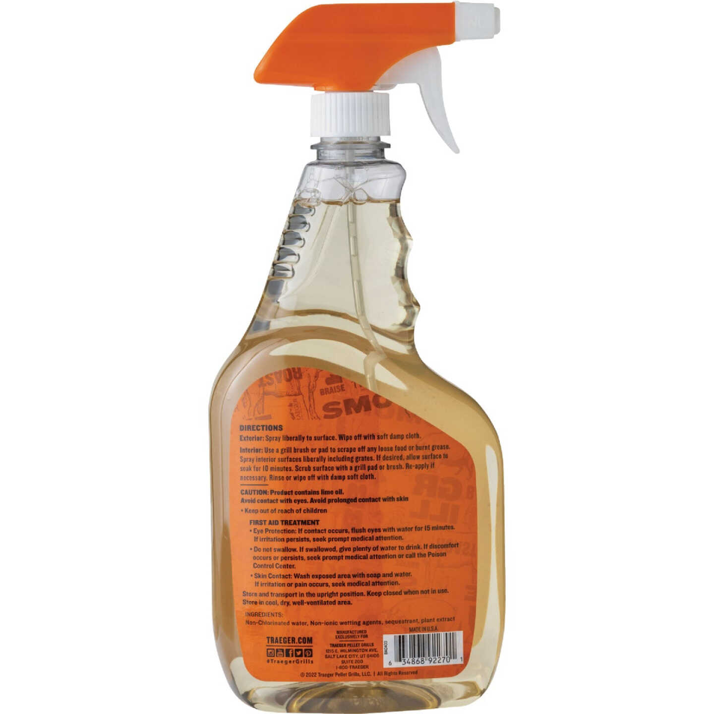 Traeger 32 Oz. Trigger Spray Grill Cleaner Image 2