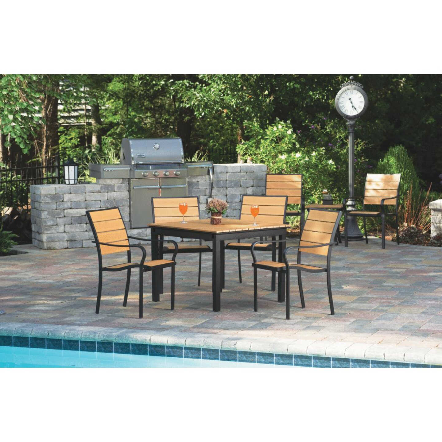 5PC FAUX WOOD SET Image 8