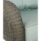 Glenwood Brown Wicker Chair With Cushions Image 4