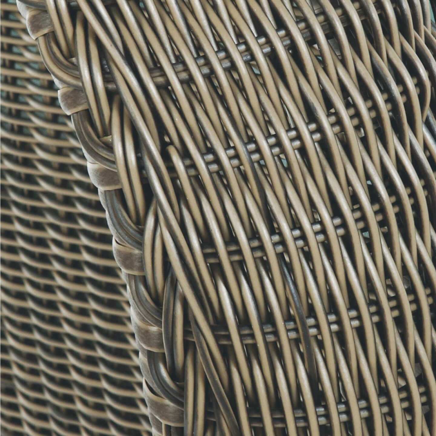 Glenwood Brown Wicker Chair With Cushions Image 1