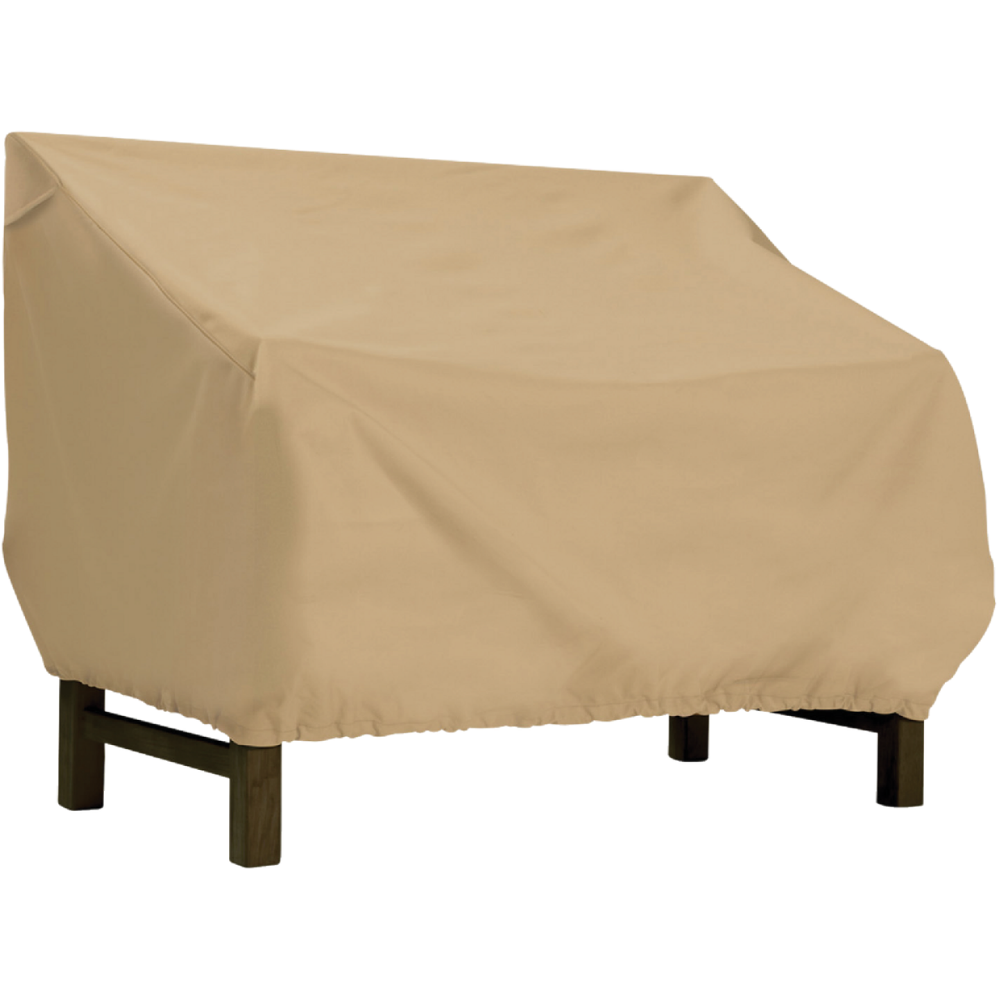 Classic Accessories 32 In. W. x 31 In. H. x 87 In. L. Tan Polyester/PVC Bench/Glider Cover Image 1