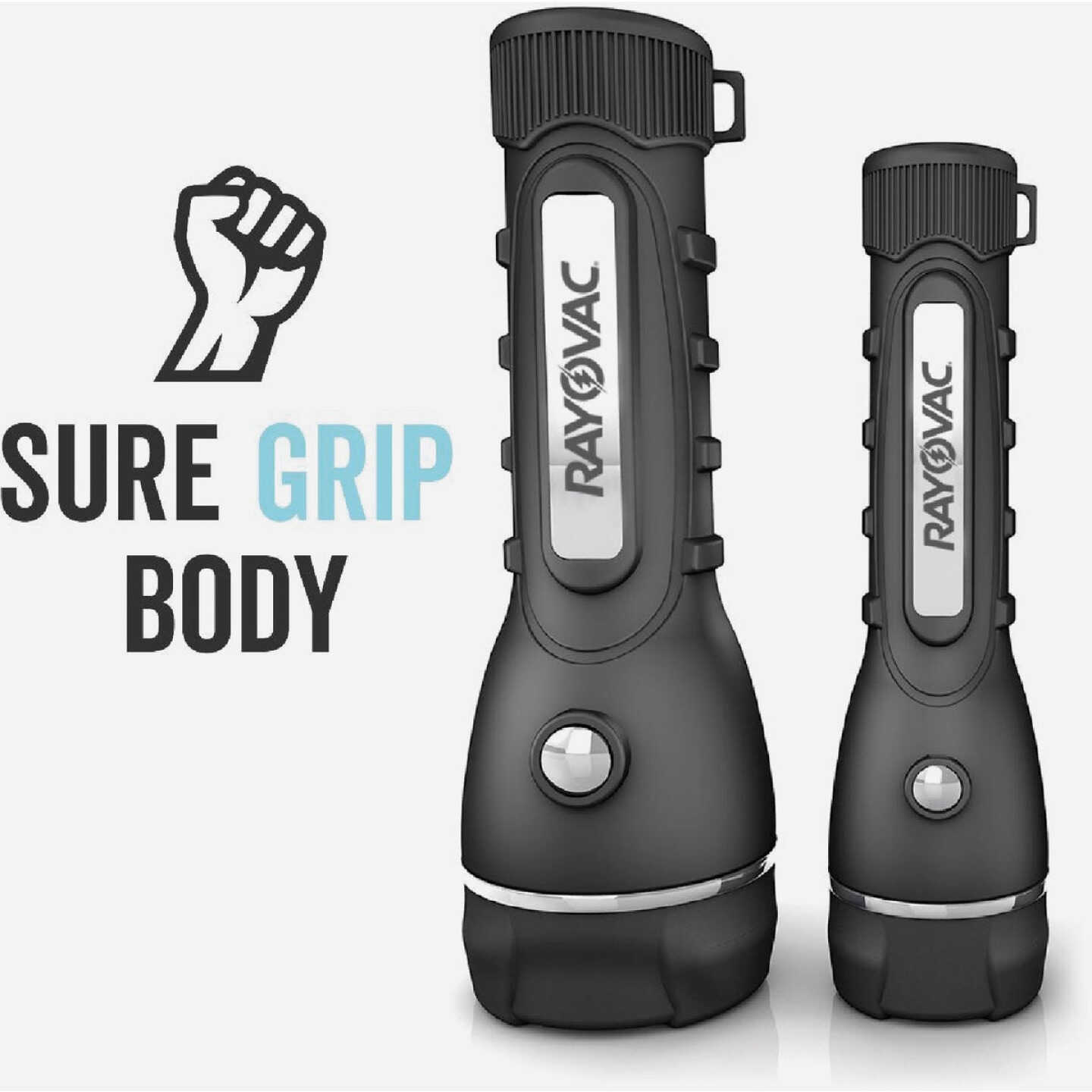 Rayovac Bright Essentials Rubber LED Flashlight Image 3