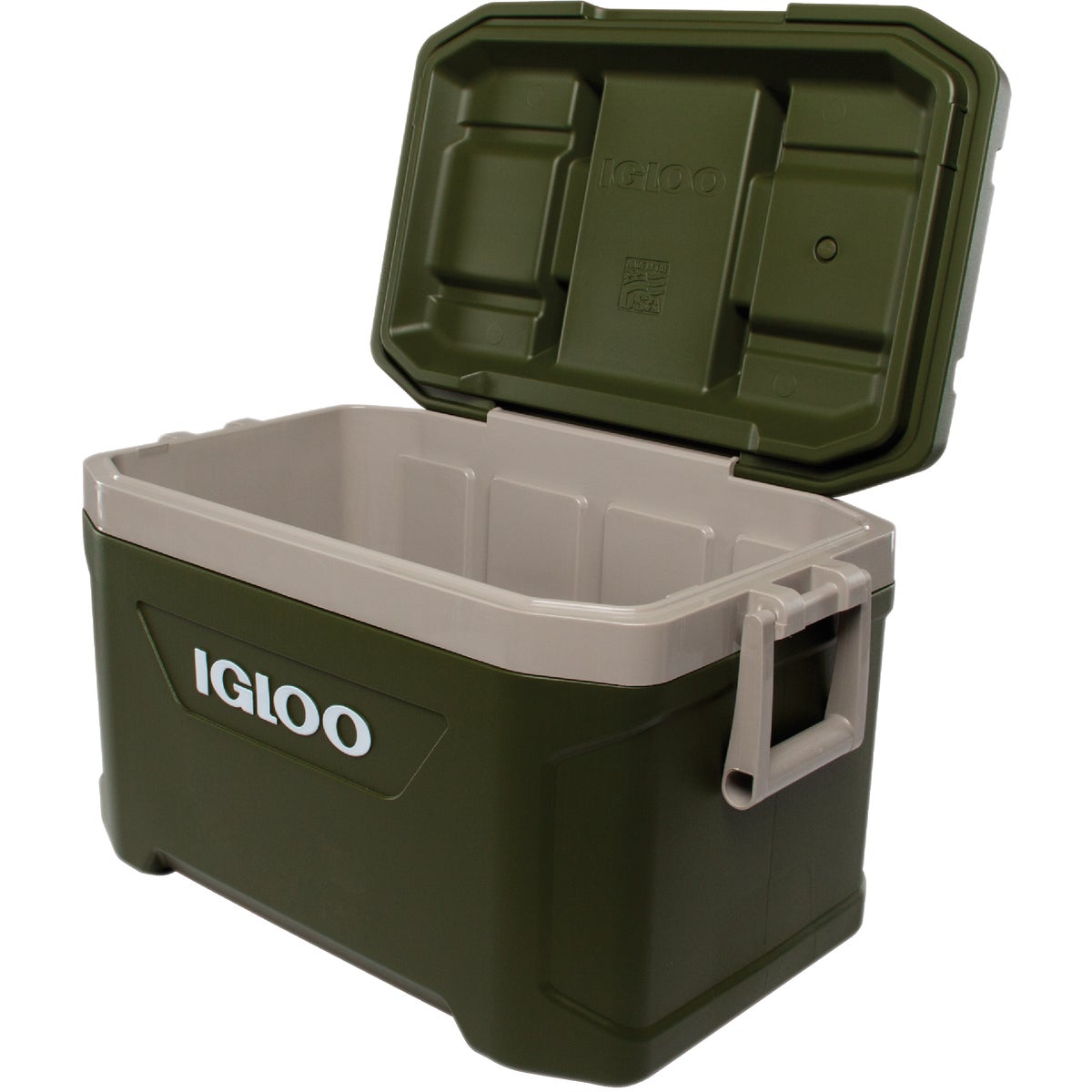 Igloo Sportsman Latitude 52 Qt. Cooler, Tank Green & Sandstone Image 5