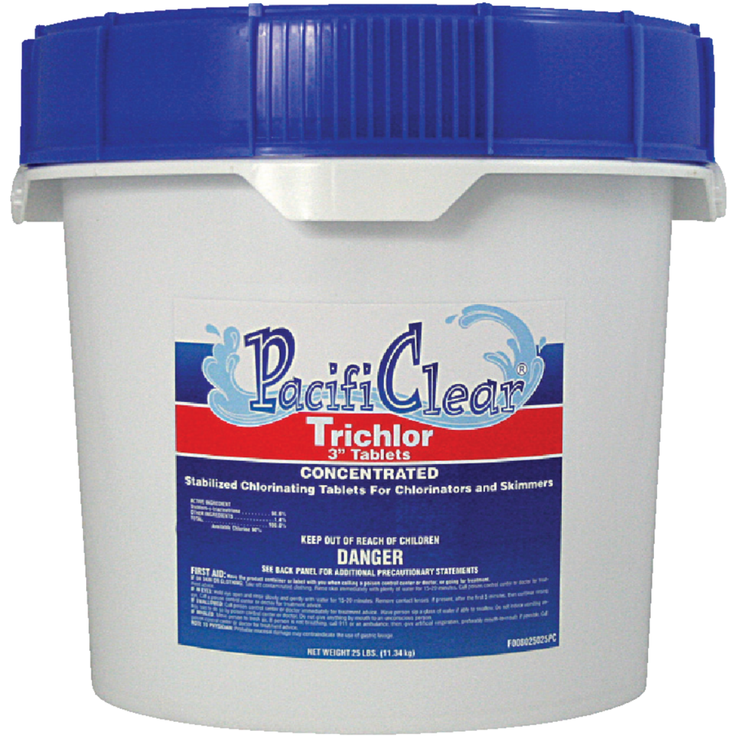 PacifiClear 3 In. 25 Lb. Trichlor Chlorine Tablet Image 1